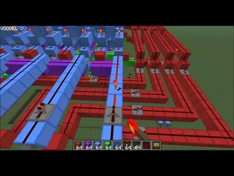 Minecraft Redstone Multiplier (8-Bit Binary) [Tutorial] [HD]