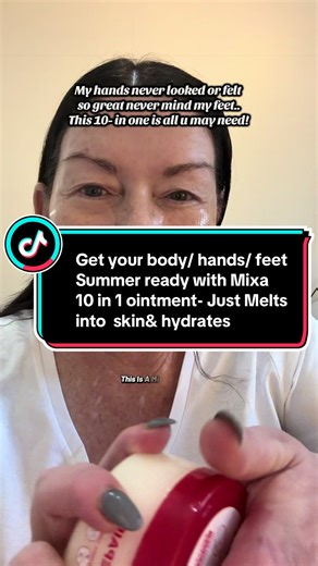Meet the Mixa Sensitive Skin Expert 10-in-1 Cica Repair Repairing Ointment—your go-to for deeply cracked or rough skin. With a patented formula, this multi-tasker is gentle yet effective, perfect for hands, feet, elbows, and beyond. Its lightweight texture effortlessly melts into the skin, offering a wave of hydration right where you need it. It’s your daily companion for maintaining comfort, leaving skin feeling soothed and nurtured, especially on those dry hands and feet. #Mixa10in1ointment #S