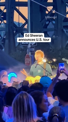 Get ready, Ed Sheeran fans 🎉 @teddysphotos shared a U.S. tour will hit stadiums in the spring during his TikTok Presents Ed Sheeran: Play LIVE from New York performance. | Billboard