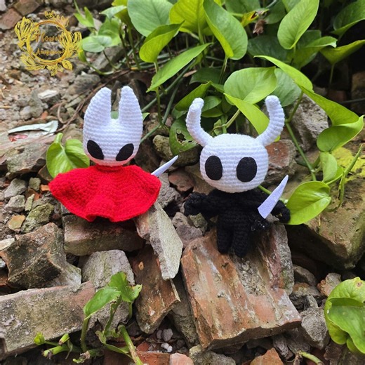 Fanmade Hollow Knight: Silksong Crochet Doll Amigurumi, Hollow Knight Plush, Hollow Knight Plushies, Hollow Knight Crochet Doll - Etsy