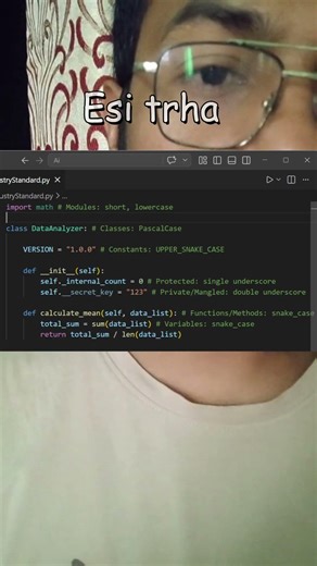 Writing Python like a Senior Dev 🐍| Learning Journey #shorts#python #codewithraju #pythontips #ai