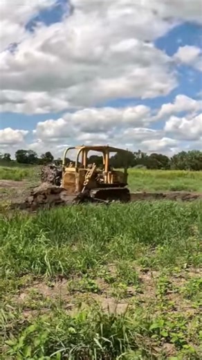 First Time Digging a Hole with the Caterpillar D4D Bulldozer