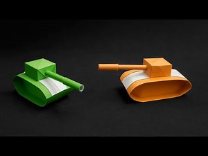 How to Make an Awesome Paper Tank – Easy Step by Step Tutorial!