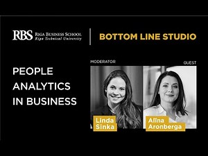 BOTTOM LINE STUDIO: Our guest Alīna Aronberga