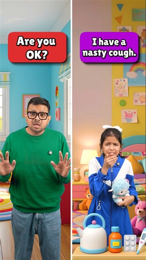 Are You OK? 🤕 Learn Illness Vocabulary | Kids English | Adi Connection #shorts