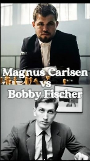 Magnus vs Fischer: The Ultimate Chess Battle💀☠️! #shorts #chess