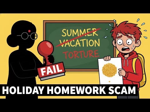 Every Indian school| Ft. Indian Students | The Holiday Homework Trap ‪@NOTYOURTYPE‬ ‪@RGBucketList‬