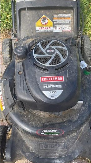 Craftsman Platinum 190cc gas lawn mower.