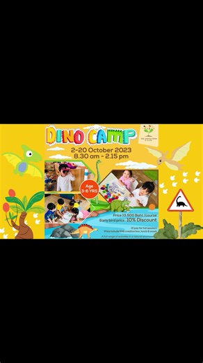 Our dinosaur camp has been a roaring success! Throughout this fun-filled adventure, the youngest paleontologists have delved into the world of dinosaurs, unleashing their creativity, curiosity, and imagination. From crafting colorful dino art to mimicking the mightiest roars, these little explorers have taken their first steps into a prehistoric past. As we wrap up this fantastic journey, we're excited to see these young minds continue to grow and explore the wonders of the natural world. Thank