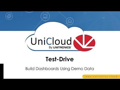 Test-Drive UniCloud - Build Dashboards Using Demo Data