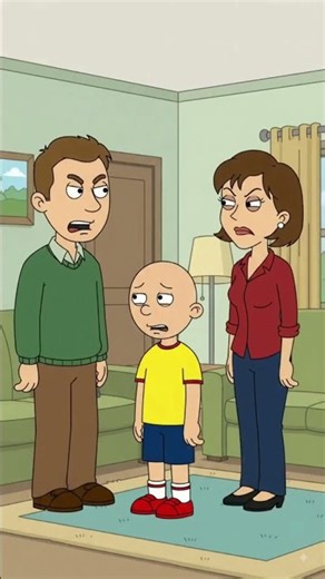 MY OLD CLASSMATE TRIED TO MAKE A CAILLOU SHORT LIKE THIS AND IT’S MESSED UP 🤣 ‪@WMTOT2010‬