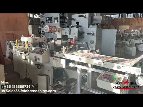 DABA Flatbed Die Cutting Machine With Sheet cutting And Conveyor Table