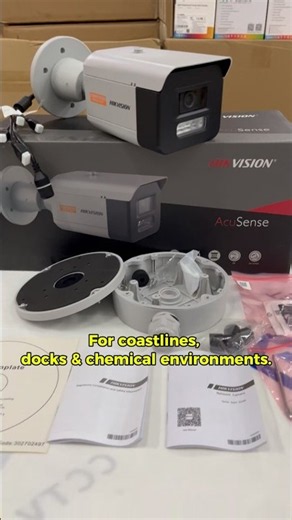 ikvision 8MP Anti-Corrosion Bullet for Harsh Environments | Dual Illumination Fixed#hikvision