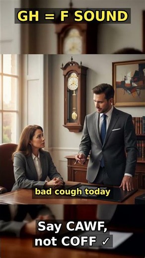 GH as F Sound: COUGH Pronunciation Secret