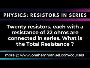 Resistors in Series 1: How to Calculate the Equivalent Resistance of Resistors Connected in Series.