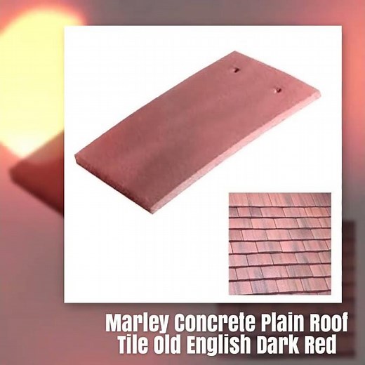 MARLEY CONCRETE PLAIN ROOF TILES