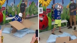 11-Year-Old Bills Fan Does Table-Smashing Celebration After Beating Cancer
