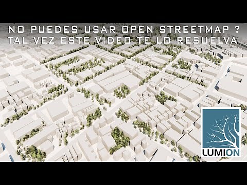 LUMION 10 COMO SIMULAR OPEN STREET MAP