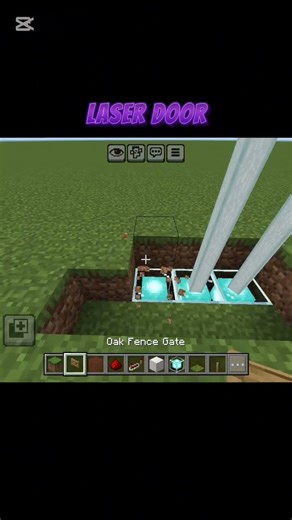 Minecraft laser door #gaming #minecraft #shorts | Minecraft | Gaming with Abdulhafeez
