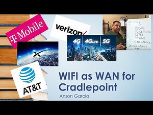 Cradlepoint WIFI as WAN setup