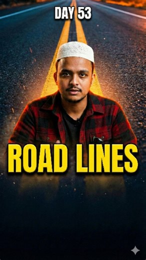 SYED ARSALAN UDDIN on Instagram: "Day 53/100 — Helping Civil Engineers Get Their First Job 👷‍♂️ Aap roz road pe white aur yellow lines dekhte ho, lekin inka real civil engineering meaning kya hota hai, ye bahut kam log jaante hain. White lines same direction traffic ko guide karti hain, jaise lane discipline aur safe overtaking. Jab white line continuous hoti hai, matlab wahan lane change allowed nahi hota, especially turns aur narrow roads pe. Yellow lines opposite direction traffic ke liye ho