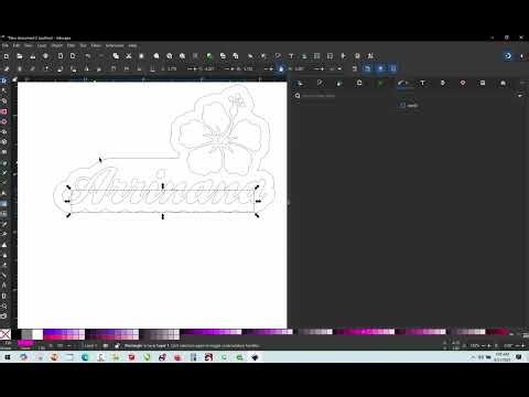Creating a Laser Cut Keychain Layout in InkScape