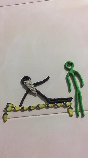 Creative Clay Animation with Male and Female Figures