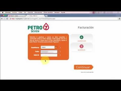 Tutorial factura Petro Seven