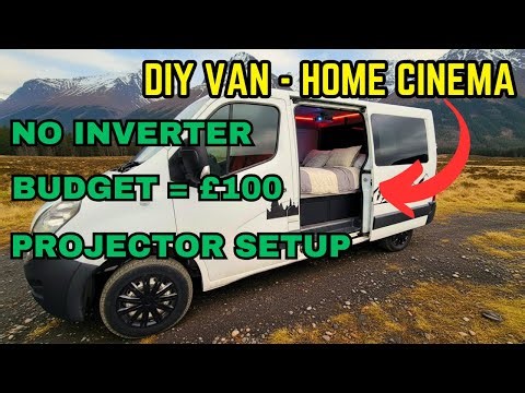 We Built a Movie Theater in Our Van!