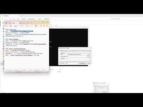 Make Fuxa and Nodered as service using NSSM