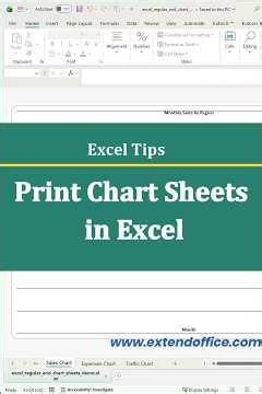 Print Chart Sheets in Excel: 2 Easy Ways