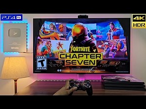 Fortnite Chapter 7 on PS4 PRO Runs Great 😍 | 4K HDR 60FPS Gameplay