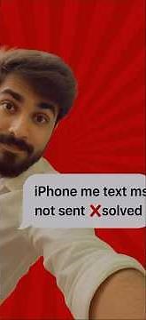 Iphone me text msg not send……………….#solution …#iphone …..#viralshorts