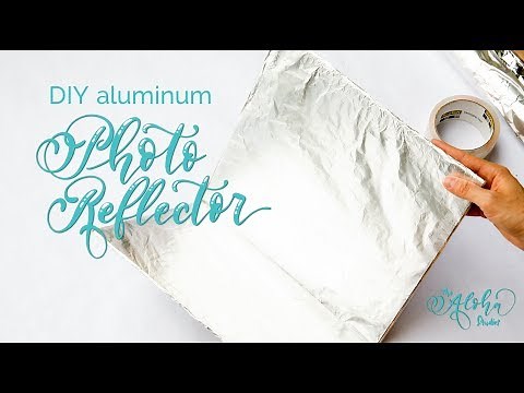 Easy DIY aluminum photo reflector, Light up your Instagram photos, The Aloha Studios