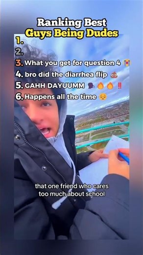 Ranking Guys Being Dudes 👍 #funny