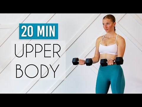 Full UPPER BODY Workout (Tone & Sculpt) - 20 min At Home