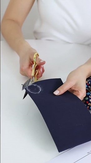 Mending holes in patterned clothes with the prym textile repair powder | Repair & Care for beginners