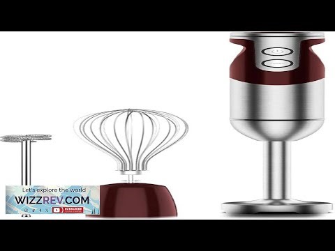 3 in 1 Immersion Hand blender Powerful MOTOR & Stainless Steel Stick Blender