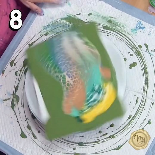 1.1K views · 70 reactions | 30 Days of Fluid Art Challenge Day 8:...