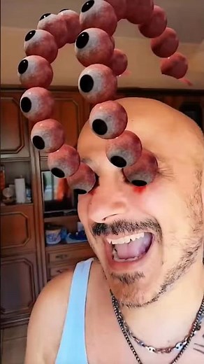 Iris Eye wheel halloween tik tok filter wait for me👁️ #shorts #funniestvideo #scary#cyberrobingaming