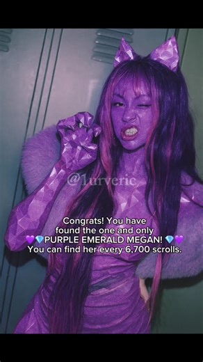 YOU'VE FOUND 💜💎PURPLE EMERALD MEGAN💎💜 || #katseye #kpop #trending #abandonar creds = @ericifyz