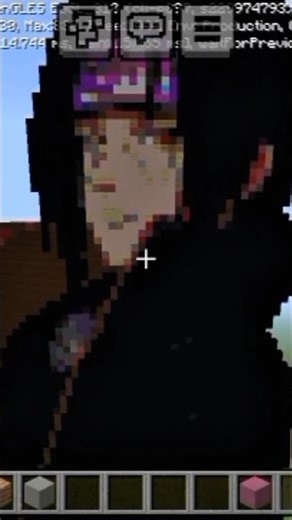 minecraft itachi pixel art