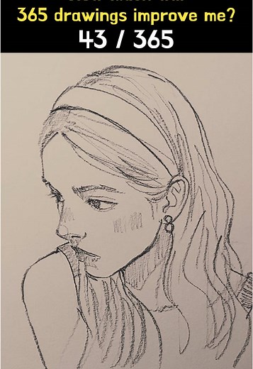 How to Draw a Girl with a Headband in 30 Seconds