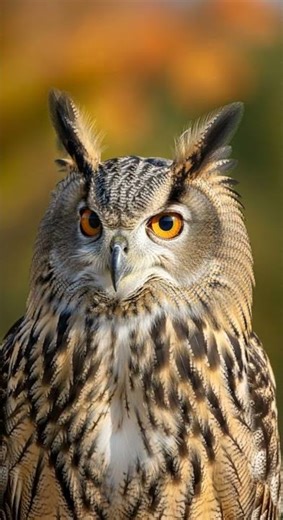 Eagle-Owl Sounds (Observing An Owls Movements Silent Night Calls #owl #wildlife #nature