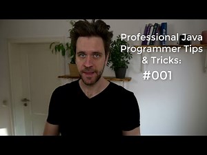 Professional Java Programmer - Tips & Tricks: Episode #001 | Vlogs