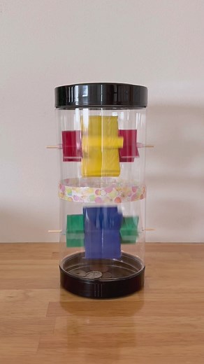 夏休み工作！クルクル回る貯金箱の作り方