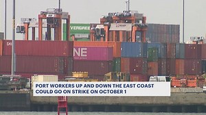 Longshoremen union threatens to go on strike Oct. 1 over wage dispute