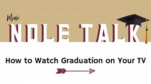 It's easy to watch the 2020 FSU Commencement Ceremony directly on your TV from a computer. Here is a quick, how-to guide for watching #FSU20 on the big screen! For viewing, visit: commencement.fsu.edu | Florida State University