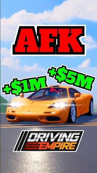 How To Make Money While AFK in Driving Empire!