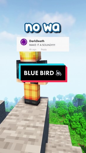 Creating Naruto's Face in Minecraft | Blue Bird Theme